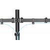 Digitus držák na stůl pro monitor DA-90400 2 Displej: (s) 33,0 cm (13) - 81,3 cm (32) černá, černá (matná) otočný, nastavitelná výška, naklápěcí, otočný,