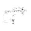 Digitus držák na stůl pro monitor DA-90400 2 Displej: (s) 33,0 cm (13) - 81,3 cm (32) černá, černá (matná) otočný, nastavitelná výška, naklápěcí, otočný,