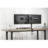 Digitus držák na stůl pro monitor DA-90400 2 Displej: (s) 33,0 cm (13) - 81,3 cm (32) černá, černá (matná) otočný, nastavitelná výška, naklápěcí, otočný,