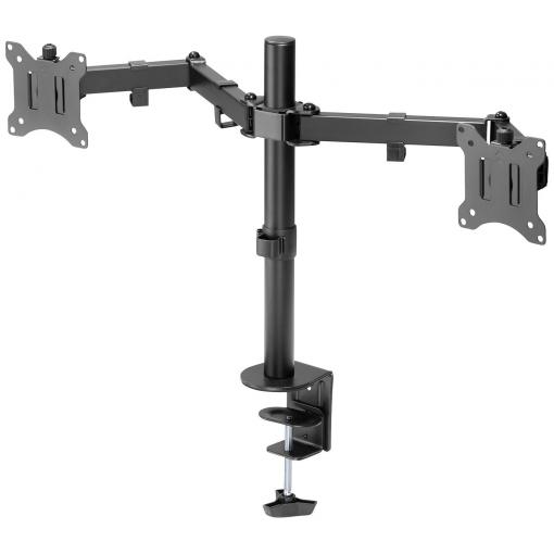 Digitus držák na stůl pro monitor DA-90400 2 Displej: (s) 33,0 cm (13) - 81,3 cm (32) černá, černá (matná) otočný, nastavitelná výška, naklápěcí, otočný,