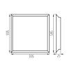 Kanlux vestavný LED panel BLINGO PN38W 6060 NW  33176