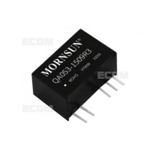 DC/DC měnič QA243-1509R3, ±15/−9 V, ±100 mA, izolovaný