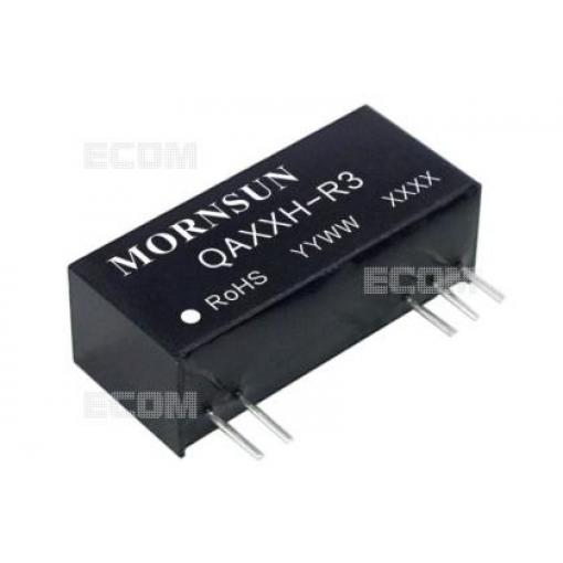 DC/DC měnič QA243H-1509R3, ±15 V / ±9 V, 100 mA, izolovaný