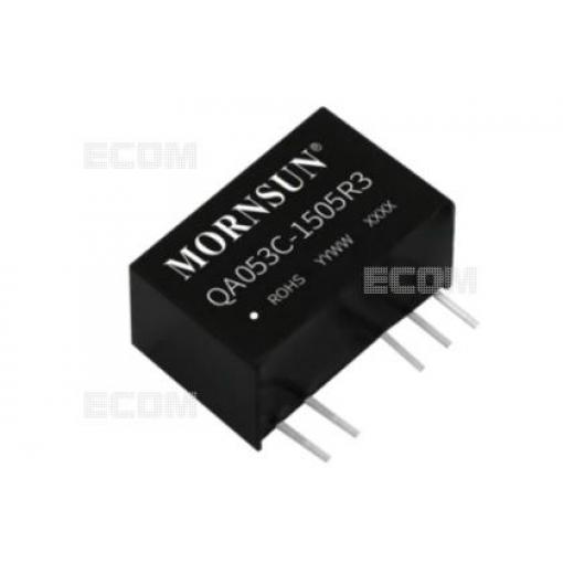DC/DC měnič QA153C-2005R3, izolovaný, +20/-5 V, 90 mA, SIP7