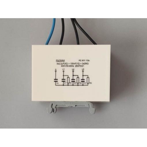 Odrušovací filtr třífázový FC 611 13b, 400 V, 50/60 Hz