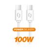 AL.kabel  USB-C/USB-C 1,5m bílý 5A 100W