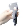 Silikonové pouzdro Mirror TPU  pro iPhone 5/5s/5se stříbrné