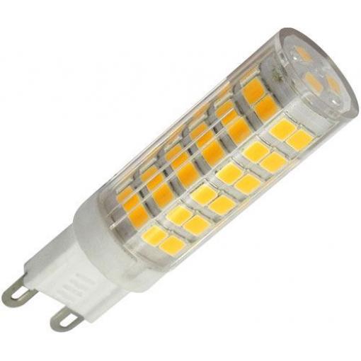 Žárovka LED G9, 75x SMD2835, 230VAC/4,5W, teplá bílá