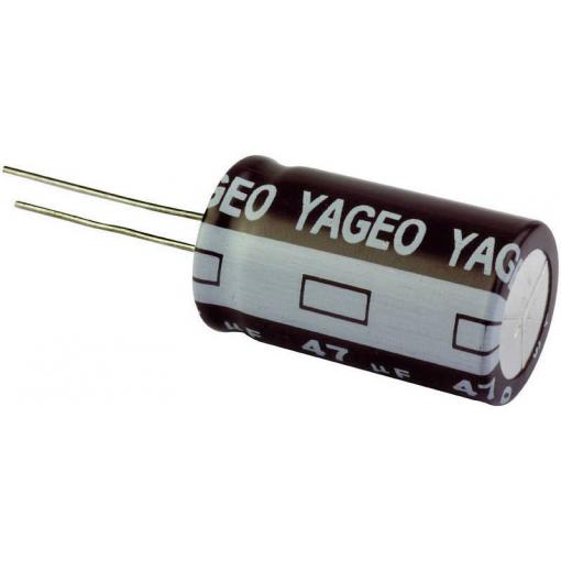 Yageo SE350M1R00BZF-0611 elektrolytický kondenzátor radiální  2.5 mm 1 µF 350 V 20 % (Ø x v) 6 mm x 11 mm 1 ks