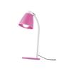 LED stolní lampa Lolli se žárovkou růžová
