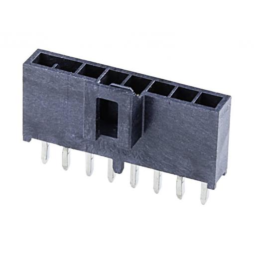 Molex vestavná zásuvková lišta (standardní) 8, rozteč 2.50 mm, 1053091208, 1 ks Tray