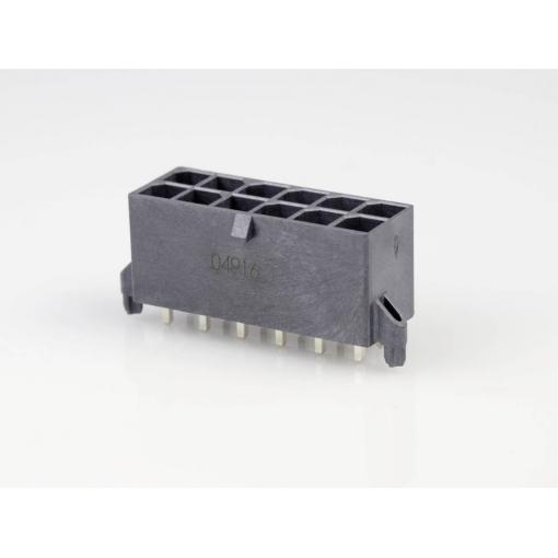 Molex vestavná pinová lišta (standardní) 12, rozteč 5.70 mm, 768290012, 1 ks Tray