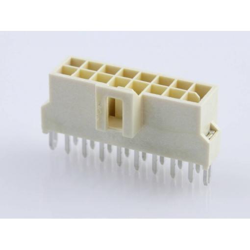 Molex vestavná zásuvková lišta (standardní) 16, rozteč 2.50 mm, 1053122216, 1 ks Tray