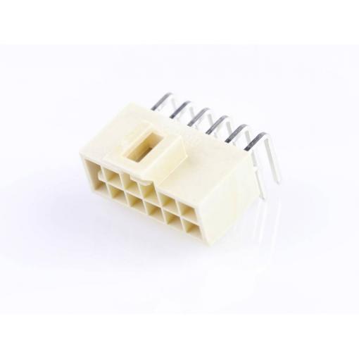 Molex vestavná zásuvková lišta (standardní) 12, rozteč 2.50 mm, 1053142312, 1 ks Tray