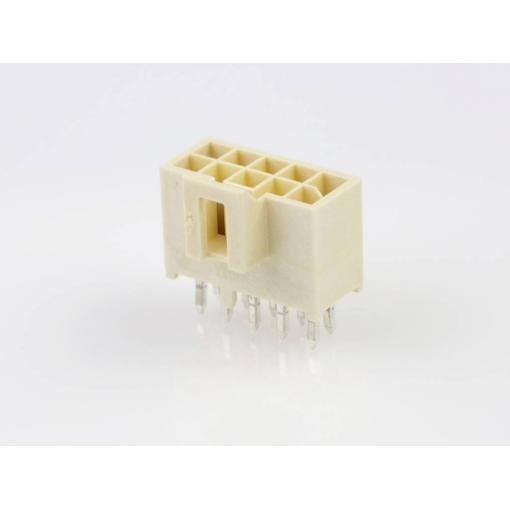 Molex vestavná zásuvková lišta (standardní) 10, rozteč 2.50 mm, 1053102210, 1 ks Tray