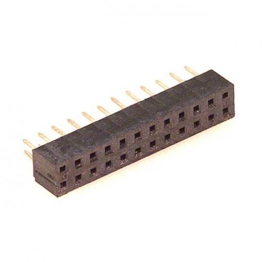 Molex vestavná zásuvková lišta (standardní) 24, rozteč 2.00 mm, 791077011, 1 ks Tube