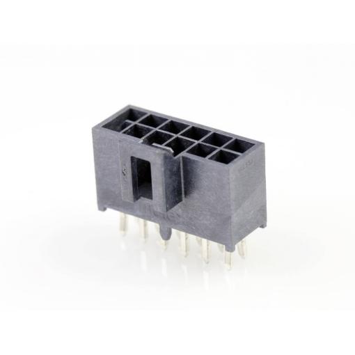 Molex vestavná zásuvková lišta (standardní) 12, rozteč 2.50 mm, 1053101212, 1 ks Tray