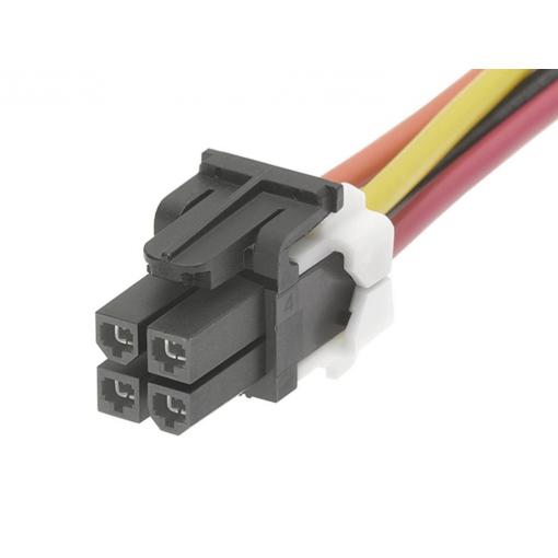 Molex zásuvkový konektor na kabel 4, 451350401, 1 ks Bulk
