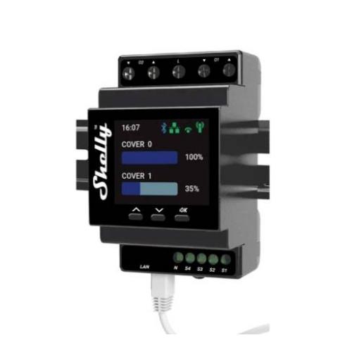 Shelly Shelly Pro Dual Cover PM řadič Bluetooth, Wi-Fi
