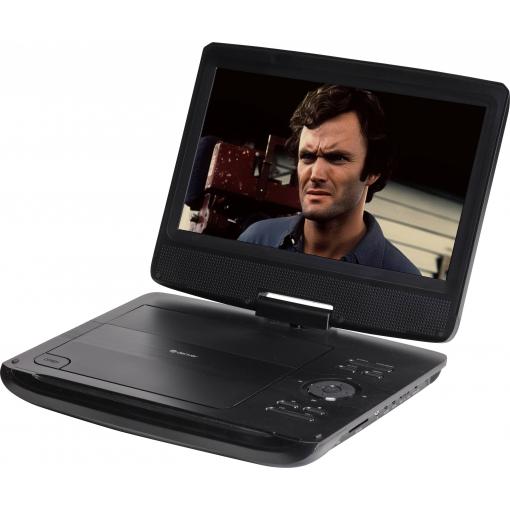Denver MT-1097 Přenosný DVD přehrávač 25.4 cm 10 palec Energetická třída (EEK2021): C (A - G) napájení z akumulátoru, vč. 12V připojovacího kabelu do auta černá