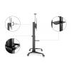 Digitus DA-90452 TV kolečkový vozík 177,8 cm (70) - 304,8 cm (120) nastavitelná výška, odkládací místo na notebook, odkládací místo na klávesnici, naklápěcí,