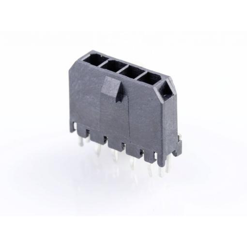 Molex vestavná pinová lišta (standardní) 4, rozteč 3.00 mm, 436500418, 1 ks Tray