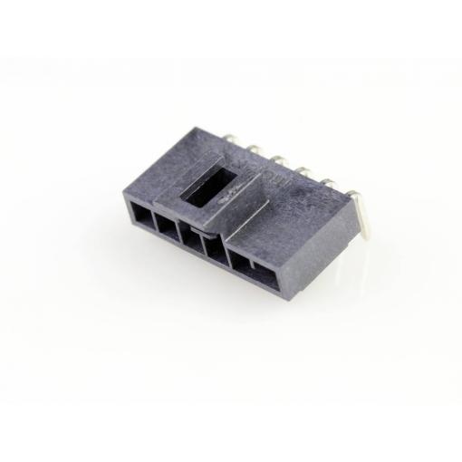 Molex vestavná zásuvková lišta (standardní) 6, rozteč 2.50 mm, 1053131106, 1 ks Tray