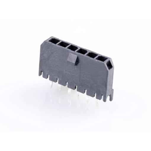 Molex vestavná pinová lišta (standardní) 6, rozteč 3.00 mm, 436500615, 1 ks Tray