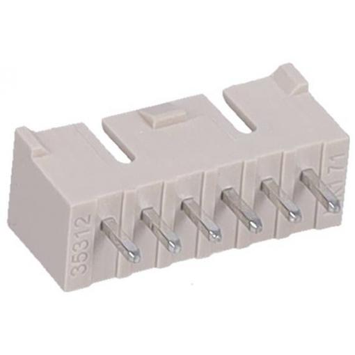 Molex vestavná pinová lišta (standardní) 6, rozteč 2.50 mm, 353120660, 1 ks Bulk