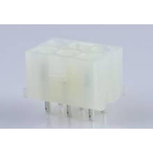 Molex vestavná zásuvková lišta (standardní) 6, rozteč 6.35 mm, 10845060, 1 ks Bulk