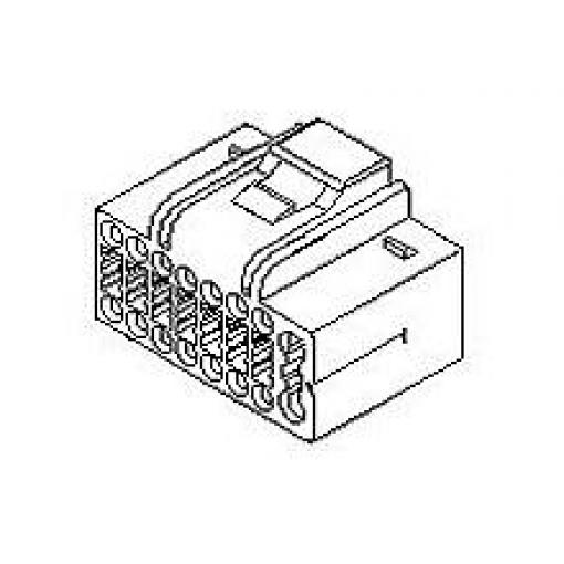 Molex zásuvkový konektor na kabel 16, 511281601, 1 ks Bulk