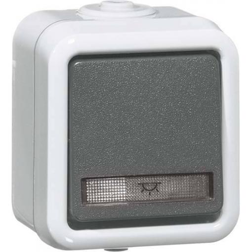 PEHA by Honeywell 1násobné kompletní sada tlačítko šedá 303111 1 ks