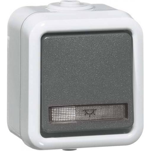 PEHA by Honeywell 1násobné kompletní sada tlačítko šedá 304111 1 ks