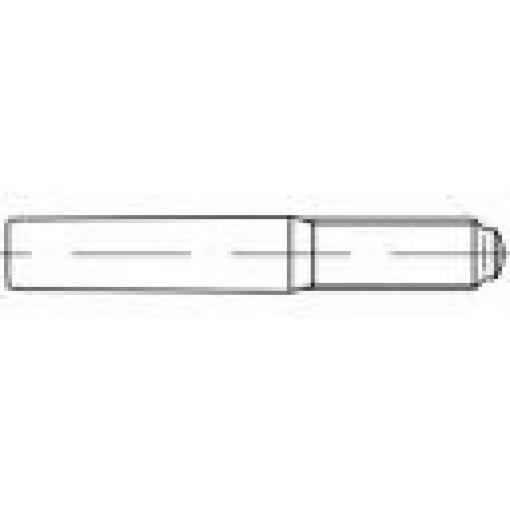 TOOLCRAFT 144671 kuželový kolík (Ø x d) 16 mm x 100 mm ocel 5 ks
