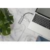 Digitus DA-70245 USB Hub 4 porty USB-A USB 3.2 Gen2 10 GBit/s s hliníkovým krytem tmavě šedá DA-70245