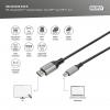 Digitus DisplayPort / Mini-DisplayPort kabel Konektor DisplayPort, Mini DisplayPort konektory 2 m černá DB-340106-020-S stíněný, hliníková zástrčka Kabel