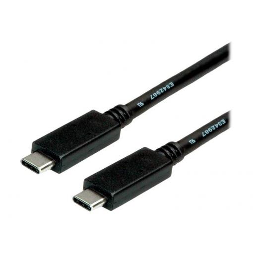 Roline USB kabel USB 3.2 Gen2 USB-C ® zástrčka, USB-C ® zástrčka 2.00 m černá stíněný 11.02.9055