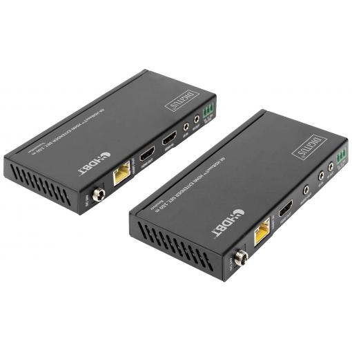 Digitus DS-55508 HDMI / RJ45 adaptér [1x HDMI zásuvka - 2x HDMI zásuvka] černá 4K UHD