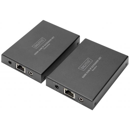 Digitus DS-55507 HDMI / RJ45 adaptér [1x HDMI zásuvka - 1x HDMI zásuvka] černá 4K UHD