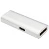 Digitus DS-55524 DisplayPort adaptér [1x zásuvka DisplayPort - 1x zásuvka DisplayPort] stříbrná 4K UHD