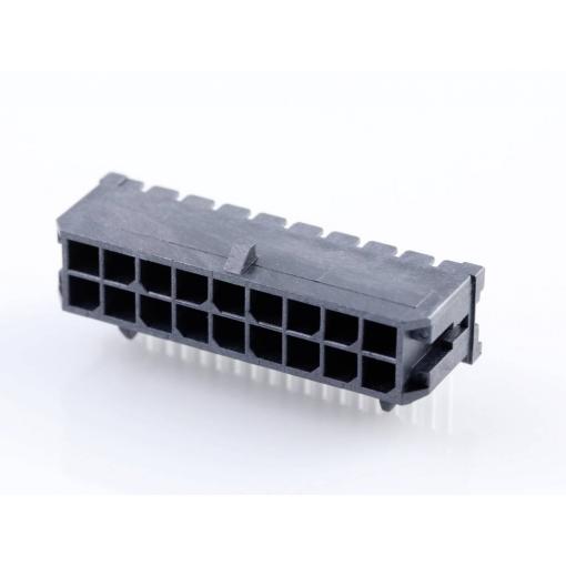 Molex vestavná pinová lišta (standardní) 18, rozteč 3.00 mm, 430451802, 1 ks Tray
