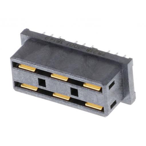 Molex zásuvkový konektor do DPS 782181001, 1 ks Tray