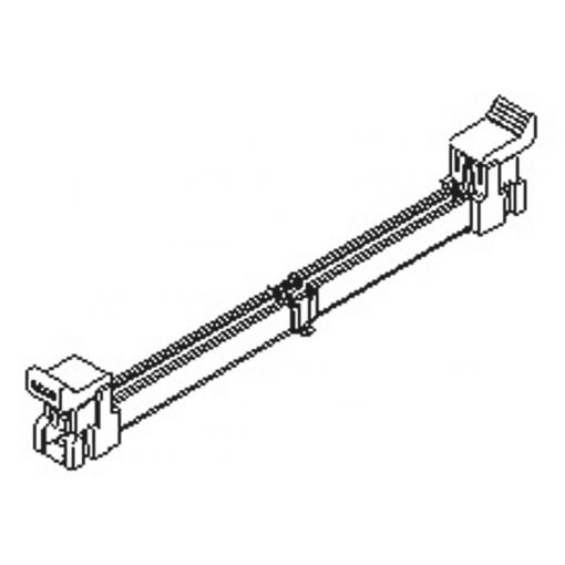 Molex Zásuvka pro paměťový modul 244, 877822001, 1 ks Tray