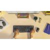 Logitech MK370 Combo for Business Bluetooth® sada klávesnice a myše odolné proti stříkající vodě, Tiché klávesy německá, QWERTZ černá