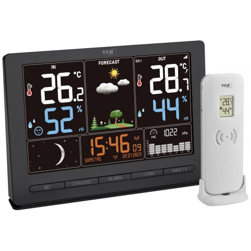TFA Dostmann SEASON 2 35.1118.01 digitální bezdrátová meteostanice Předpověď pro 12 až 24 hodin Počet senzorů (max.) 3 ks