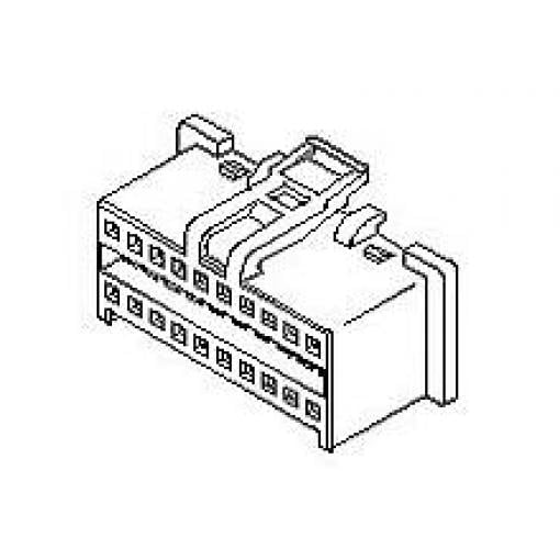 Molex zásuvkový konektor na kabel 512422000, 1 ks Bulk