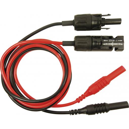 Cliff CIH7250 sada měřicích kabelů [MC zástrčka, MC zásuvka - zástrčka 4 mm] 1.00 m, červená, černá, 1 ks