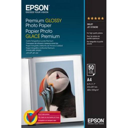 Epson Premium Glossy Photo Paper C13S041624 fotografický papír A4 255 g/m² 50 listů vysoce lesklý