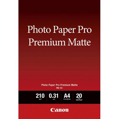 Canon Photo Paper Pro Premium Matte PM-101 8657B005 fotografický papír A4 210 g/m² 20 listů matný