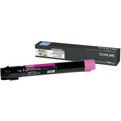 Lexmark Toner X950 X952 X954 originál purppurová 24000 Seiten X950X2MG